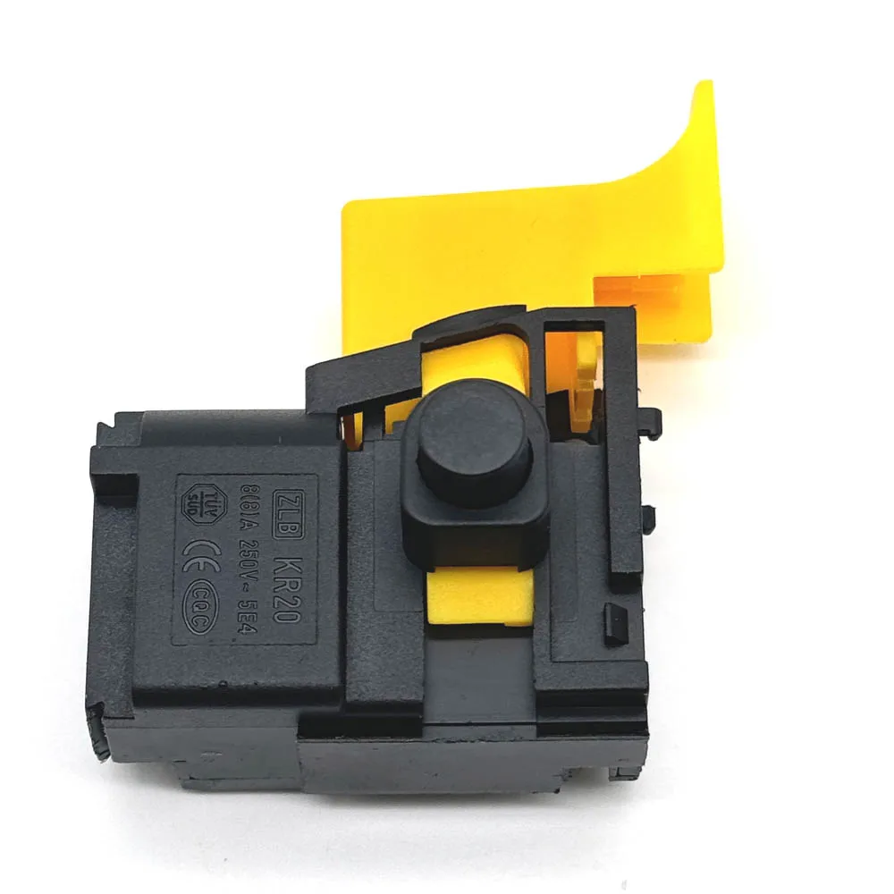 20 шт. переключатель скорости пистолетной дрели 250 В 8 А Блокировка на питании