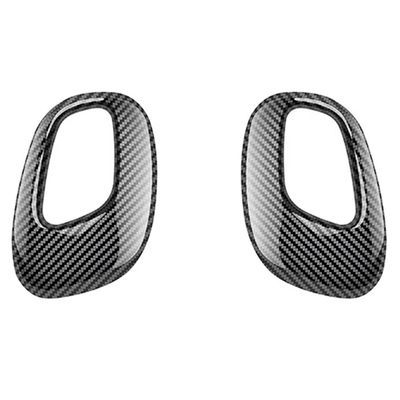 Автомобильная черная ручка переключения передач из углеродного волокна крышка