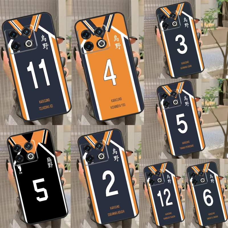 Haikyuu! Униформа команды Karasuno, чехол для OnePlus 11 10T 8T 9RT 10R 8 9 10 Pro OnePlus Nord 2 2T N10 N20 N30 CE 3 Lite чехол