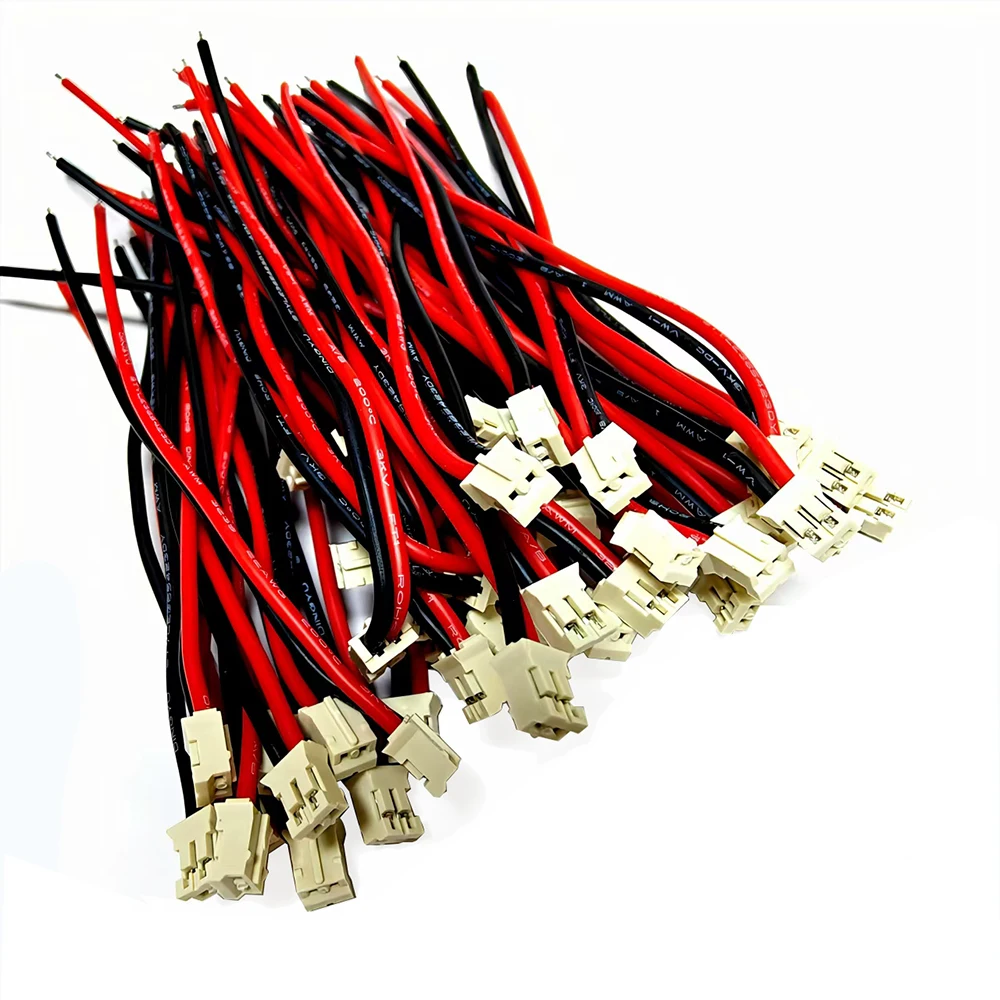 5102050100 шт. JST PH 2,0 мм 2-контактный клеммный провод Micro 10 см 3239 22AWG кремниевый высокотемпературный штекерный кабель 2-жильный луженый разъем (art.: 3920d0dbcccf3) - 3920d0dbcccf3