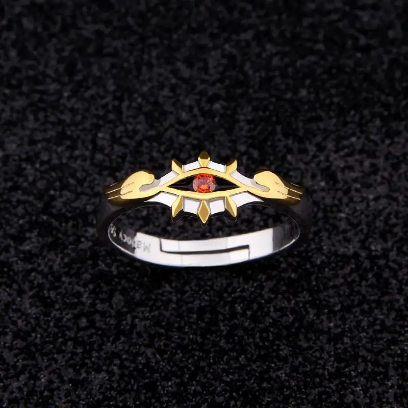 Код Geass Косплей кольцо на палец код C.C. Регулируемые Открытые Кольца Lelouch Lamperouge