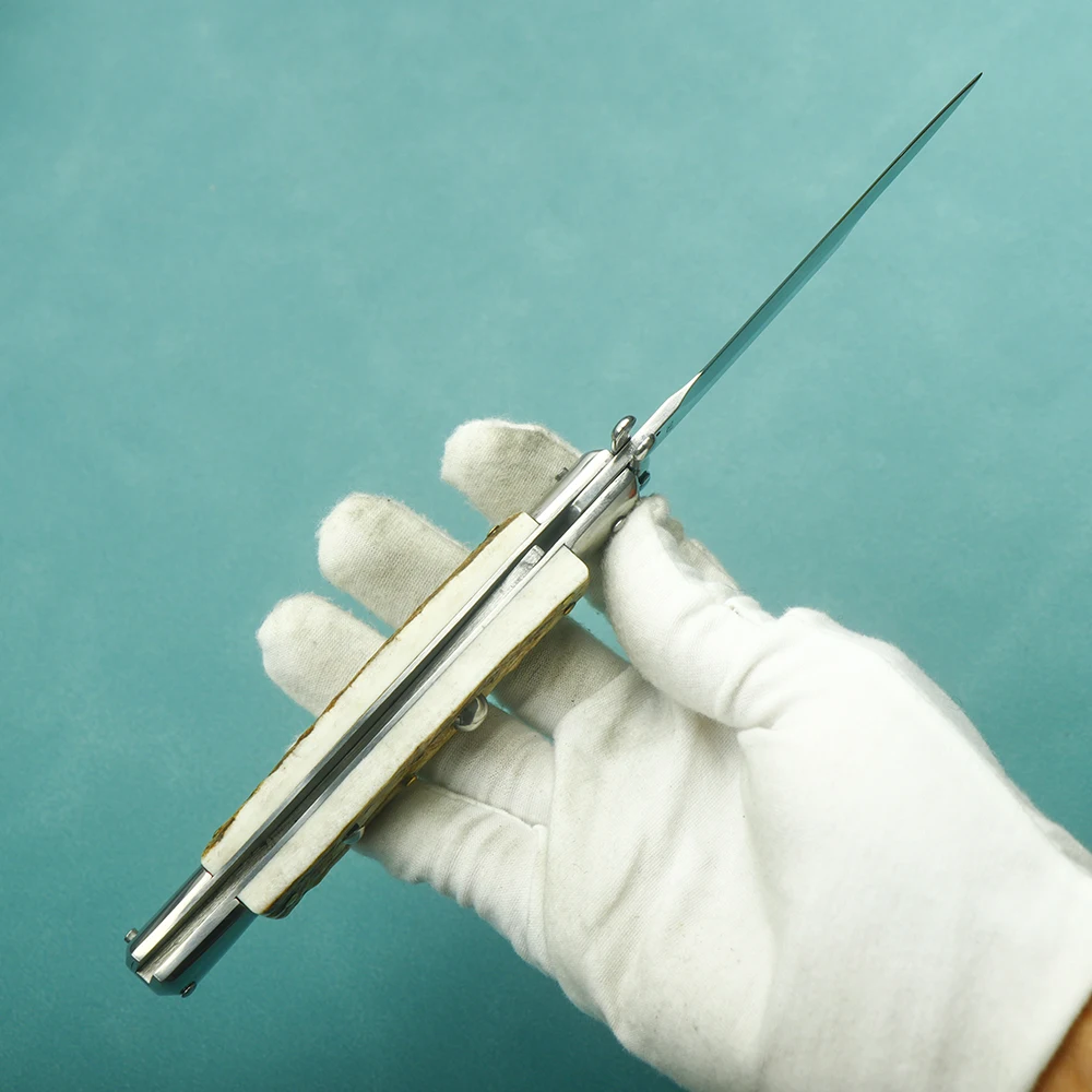 Острый складной нож из дамасской стали мафия AKC рогатки уличный Портативный для