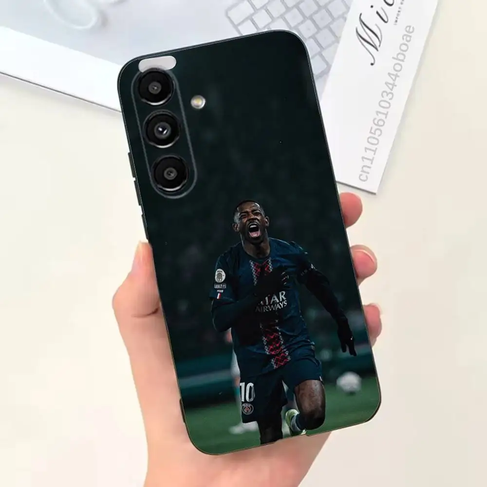 Фото Чехол для телефона O-Ousmane D-Dembele для Samsung S25,24,21,22,23,20,S30,Ultra,Plus,Fe,Lite,Note,5G, черный, мягкий №5