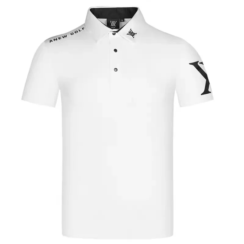 Summer Golf Shirt New Short Sleeved T-shirt Golf Clothing Breathable Quick-drying Training T-shirt Outdoor Sports Shirt