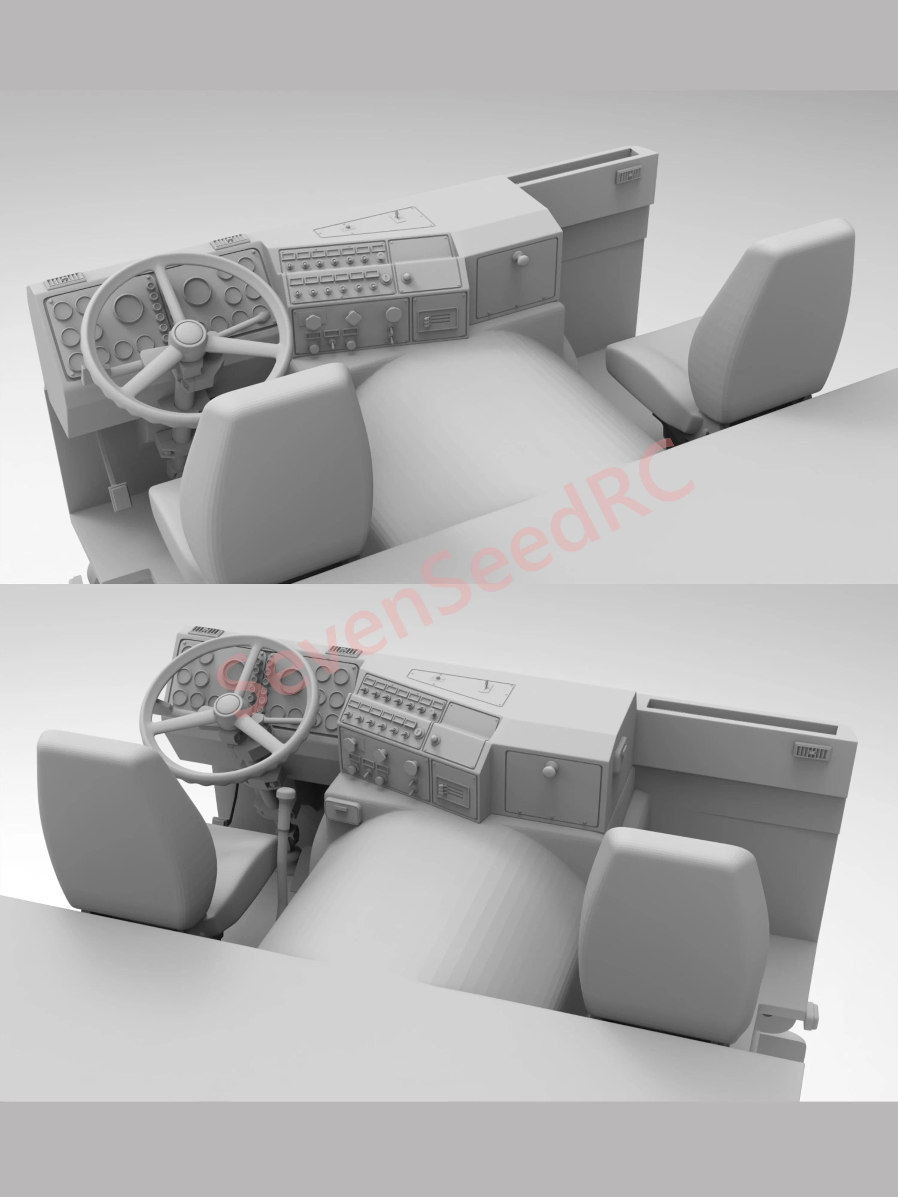 Фото Комплект грузовой кабины с 3D принтом Kenworth K100 Tamiya Fmx, статическая точечная модель JDM Lesu Lxy Scaleclub №5