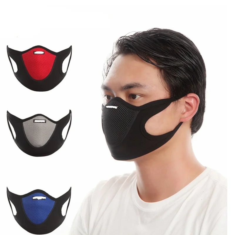

Cotton Black Masks Mondkapjes Wasbaar Cloth Facemask Mascarillas De Tela Face Mask Halloween Cosplay Mondmasker Faceshield
