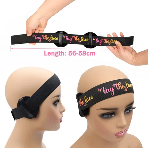 Кружевные плавильные ленты для париков на сетке с наушниками плотные эластичные ленты для париков края Детские волосы