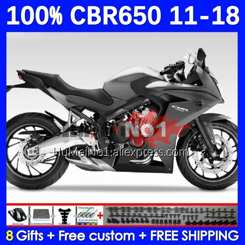 

CBR650F For HONDA CBR650 grey glossy CBR 650 F 650F 11 12 13 14 15 16 17 18 109No.12 2011 2012 2013 2014 2015 2016 2018 Fairing