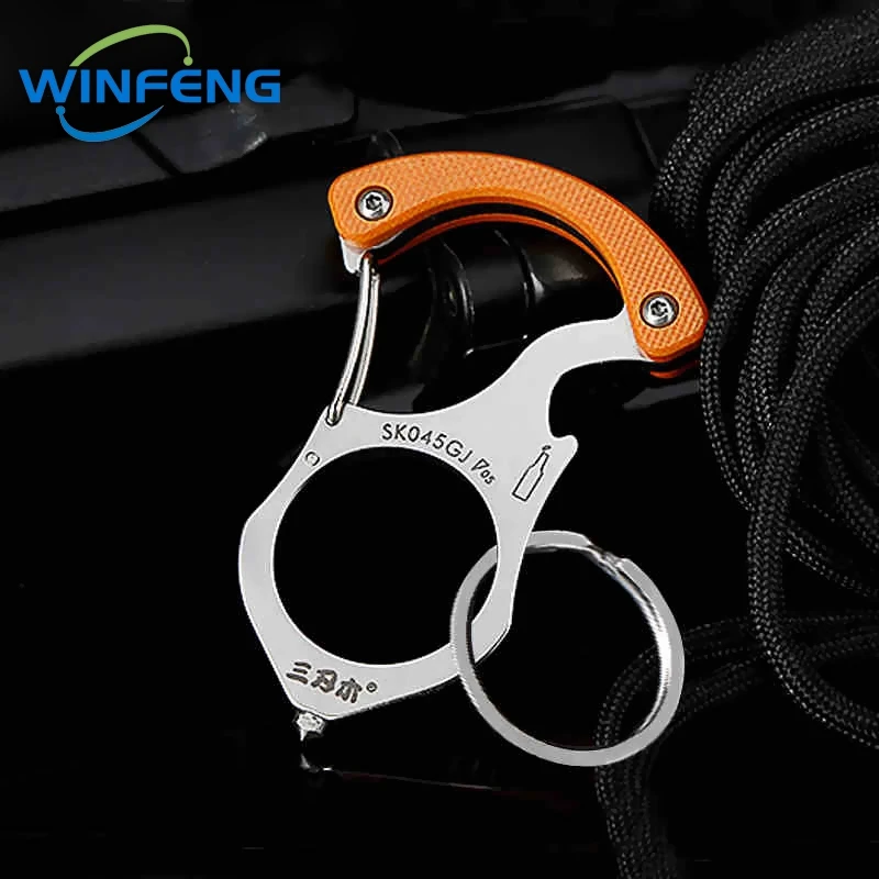 

High Quality Self Defense Stinger Key Chain Stainless Steel Bottle Opener Survival EDC Tools Keyring Emergency Car Glass Breaker