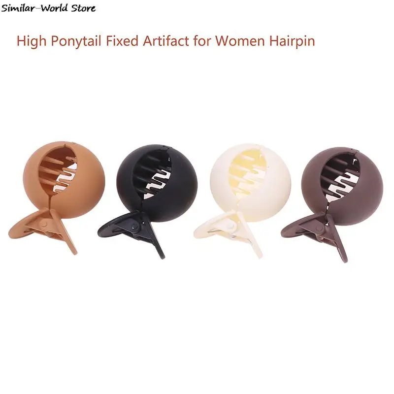 

Simple Frosted Candy Color Hair Claw Matte High Ponytail Fixed Artifact for Women Hairpin Styling Tool Hair Accessories Headwear