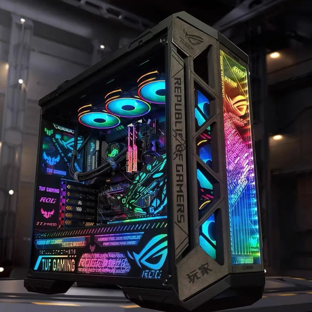 

10pcs DIY ARGB Panel Kit for ASUS TUF GT501 ROG Gamers PC Case,MOD Gabinet Animation Theme Light Board Rebuild