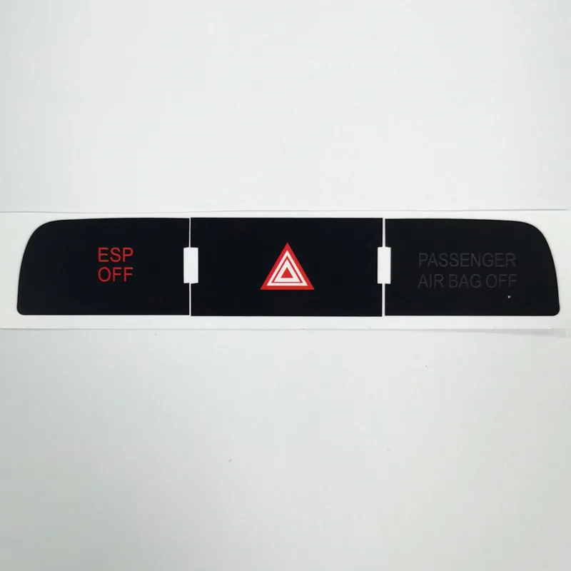 

Для Audi Q7 аварийные наклейки, наклейки для ремонта изношенной кнопки ESP OFF, наклейка на кнопку роликового затвора и радара ﻿ ﻿ В комплект входит