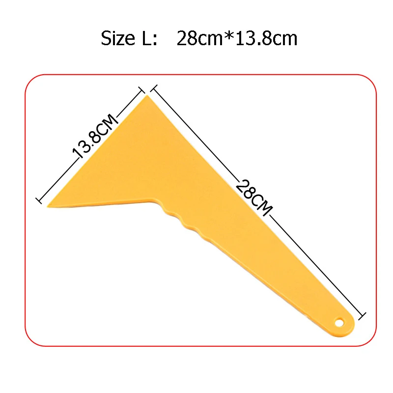 

Автомобильный треугольный тонировочный скребок, толстая длинная ручка, авто виниловая упаковка, тонировка окон, скребок для установки, инструмент для очистки льда