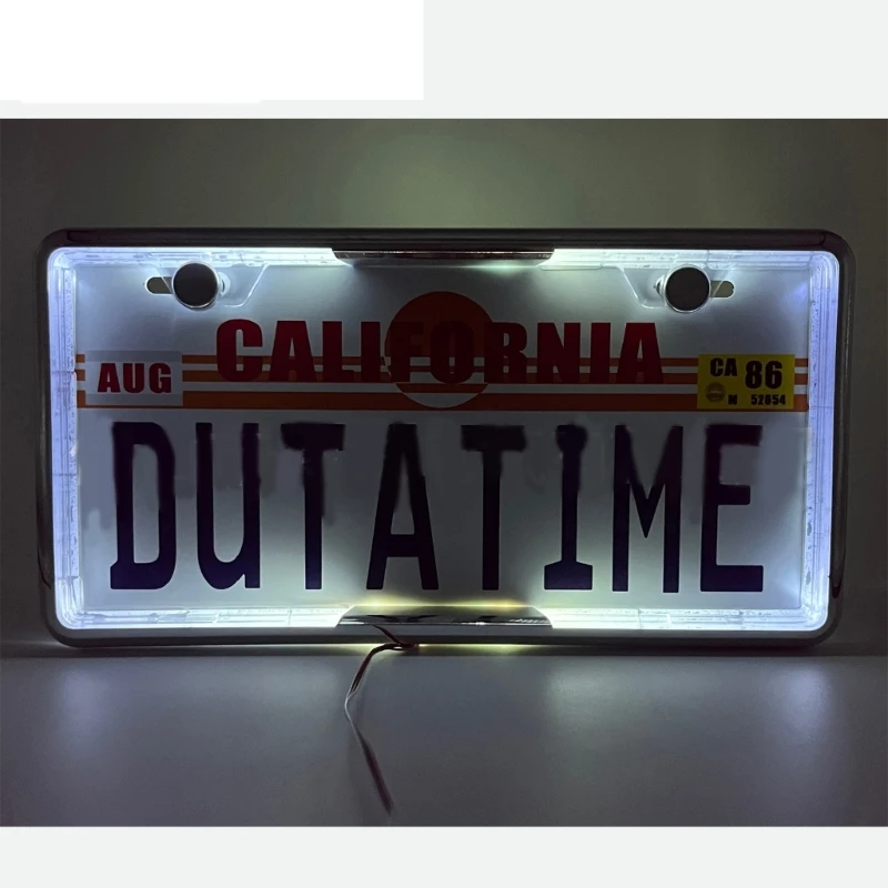 Простая в установке светодиодная подсветка рамка номерного знака автомобиля