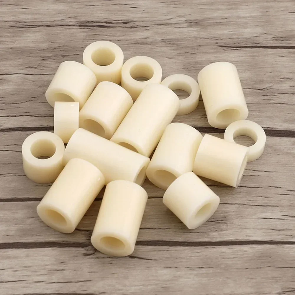 400 шт./лот M3 M4 ABS нейлоновая круглая прокладка для печатной платы OD (7 мм) X ID (3 2/4 2 x L =