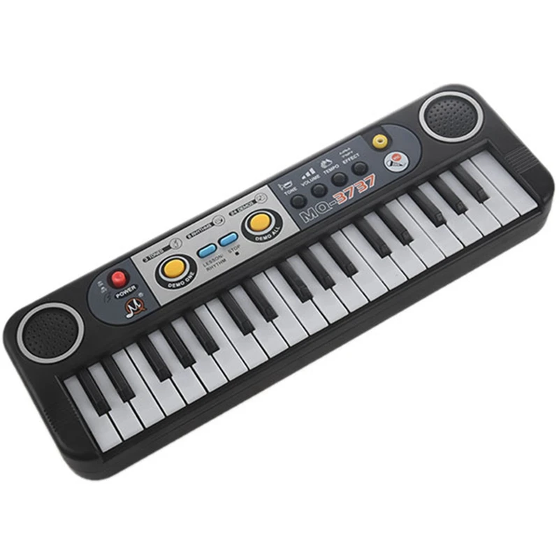 

37 Keys Kid Organ Electric Piano Digital Music Electronic Keyboard Musical Instrument With Mini Microphone For Children Learning