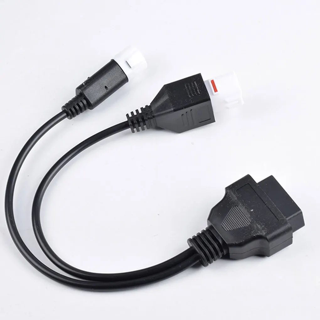 

Соединительный кабель для диагностики мотоцикла, портативный удлинитель, пластиковый адаптер 3 в 1, автомобильные аксессуары OBD, автомобильные инструменты