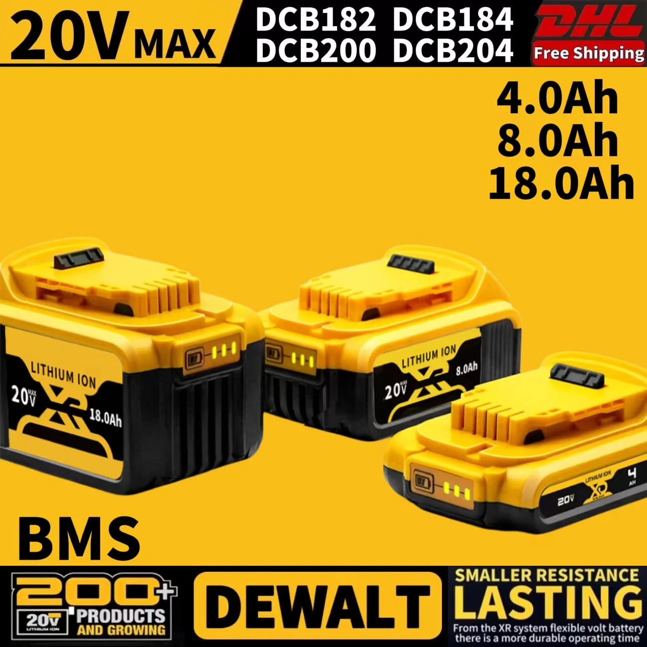 100% оригинал для Dewalt 18 В 20 MAX Tools перезаряжаемые аксессуары электроинструментов
