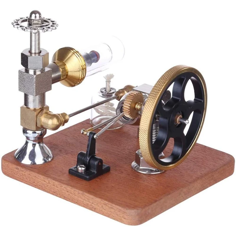 

Adjustable Speed Stirling Engine Model,With Vertical Flywheel Physics Steam Power Toy Physics Science Experiment Toy
