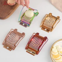 multifunctional egg cutter stainless steel egg slicer sectioner cutter metal tomato cutter luncheon meat cutter kitchen gadgets