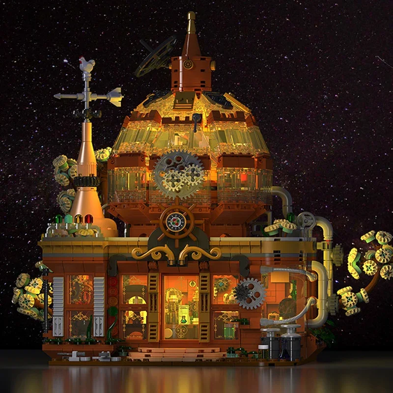 Конструктор MOC Idea в стиле стимпанк Детский конструктор развивающий дом игрушки