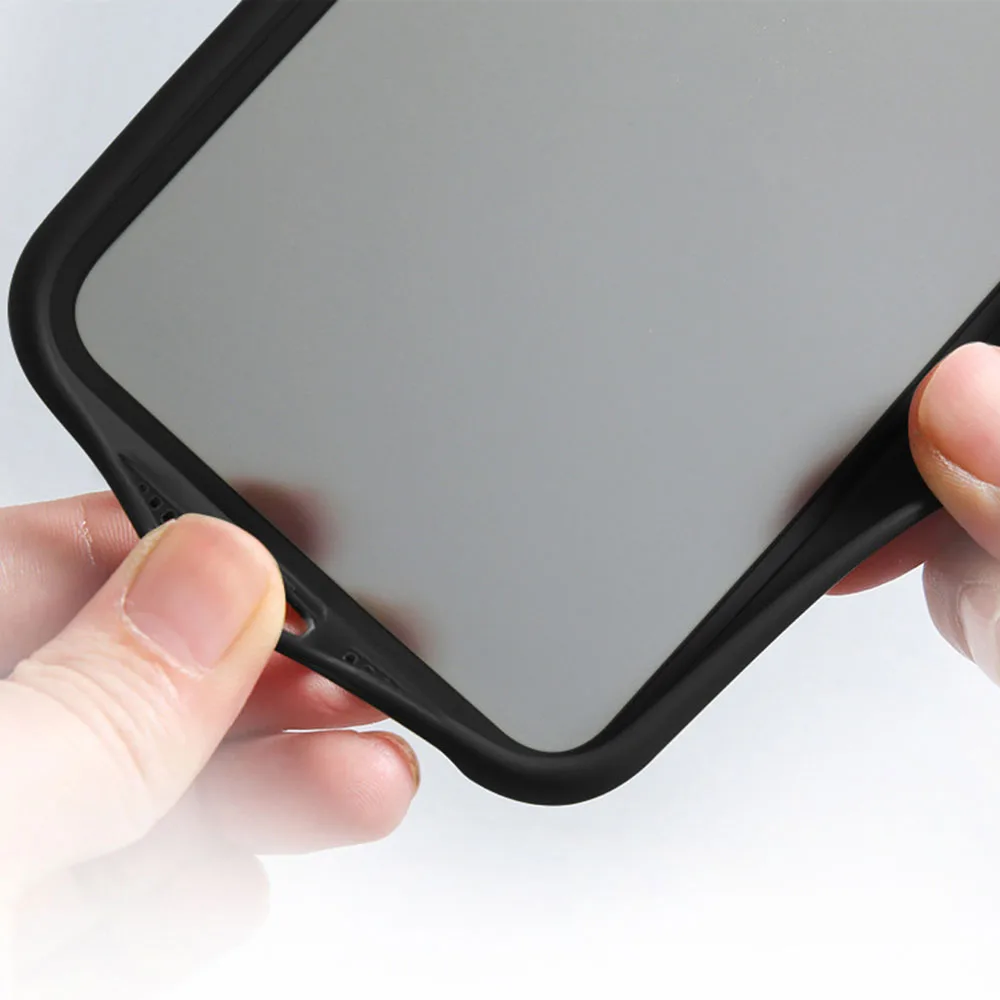 Phone Case For iphone 16Pro 7 8 Plus 15 14 13 Mini 12 11 16 Pro Max SE XR Black white Cow Skin Matte Frosted Translucent Cover