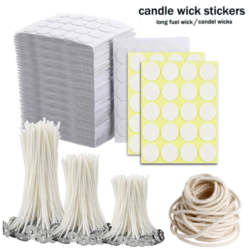 

New Candle Wick Stickers Adhesive Heat Resistance Foam Double-sided Tape for Wax Fixed Base Holder Stand Candle Making Supplie