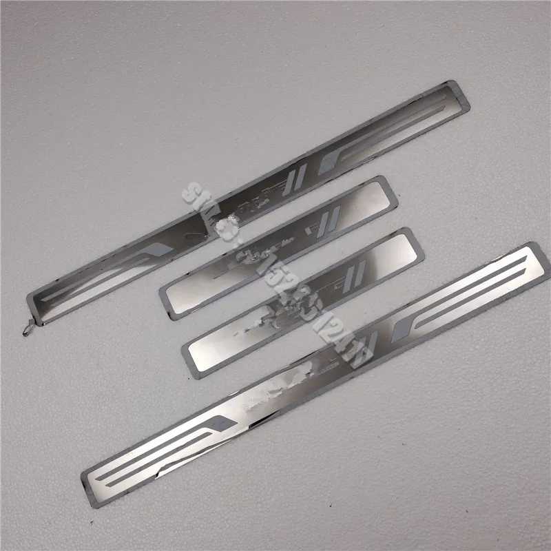 

Для Dodge Journey JUCV 2009-2016 из нержавеющей стали, накладка на порог, защитная пластина, порог педали, Стайлинг автомобиля