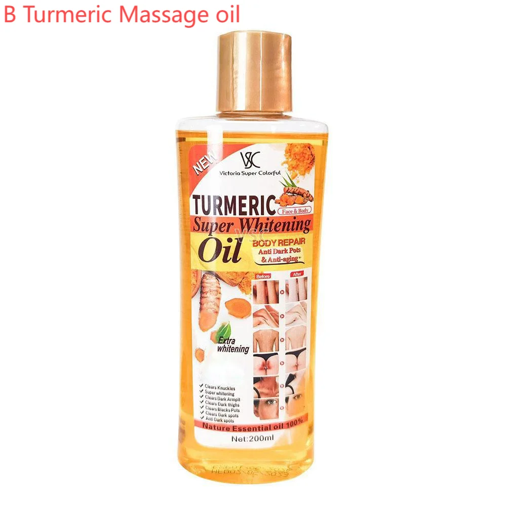 Масло для тела с куркумой/карамельным ванильным ароматом глубоко питающее