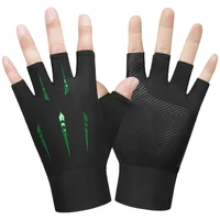 anti slip shock half finger gloves men women breathable gym fitness training sports gloves fishing cycling fingerless gloves