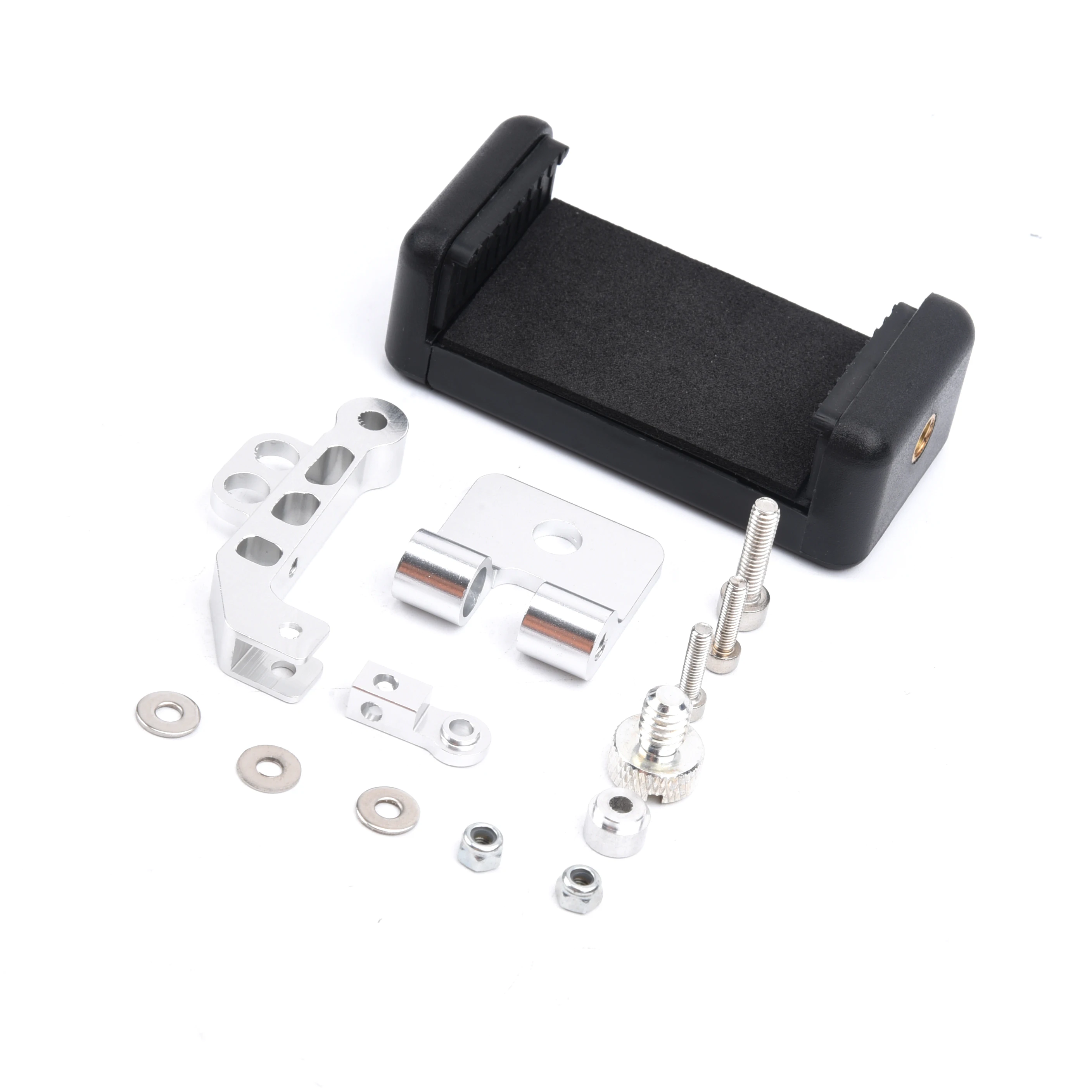 Phone Holder Clip Bracket Mount Support for DumboRC X6 X4 2.4G 6CH Transmitter Remote Controller 1/10 1/ 8 SCX10 D90 RC Car Boat images - 6