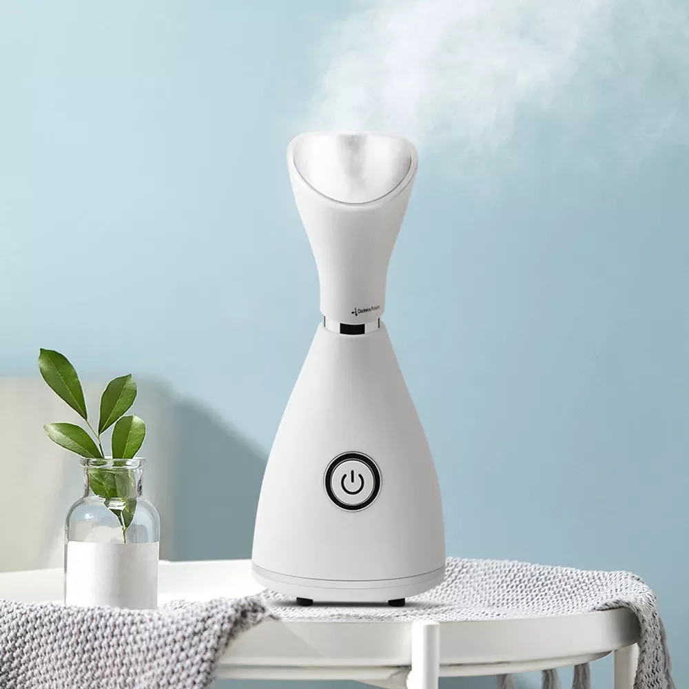 

Nano Ionic Facial Steamer Humidifier Unclogs Pores Reduce Blackhead Deep Cleaning Face Sprayer Cleaner Machine Skin Tightening