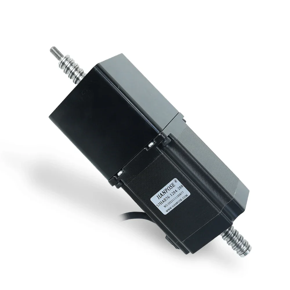 Винтовой шаговый двигатель Hanpose 57HAB76-1205-300MM 189N.cm Линейный 3 2 В 1 8 А с винтом