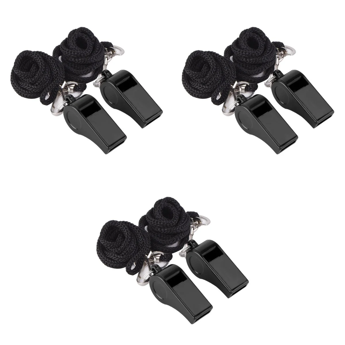 

6 Sports Whistle Training Tool Whistle with Lanyard Whistle String Whistle for School Teacher