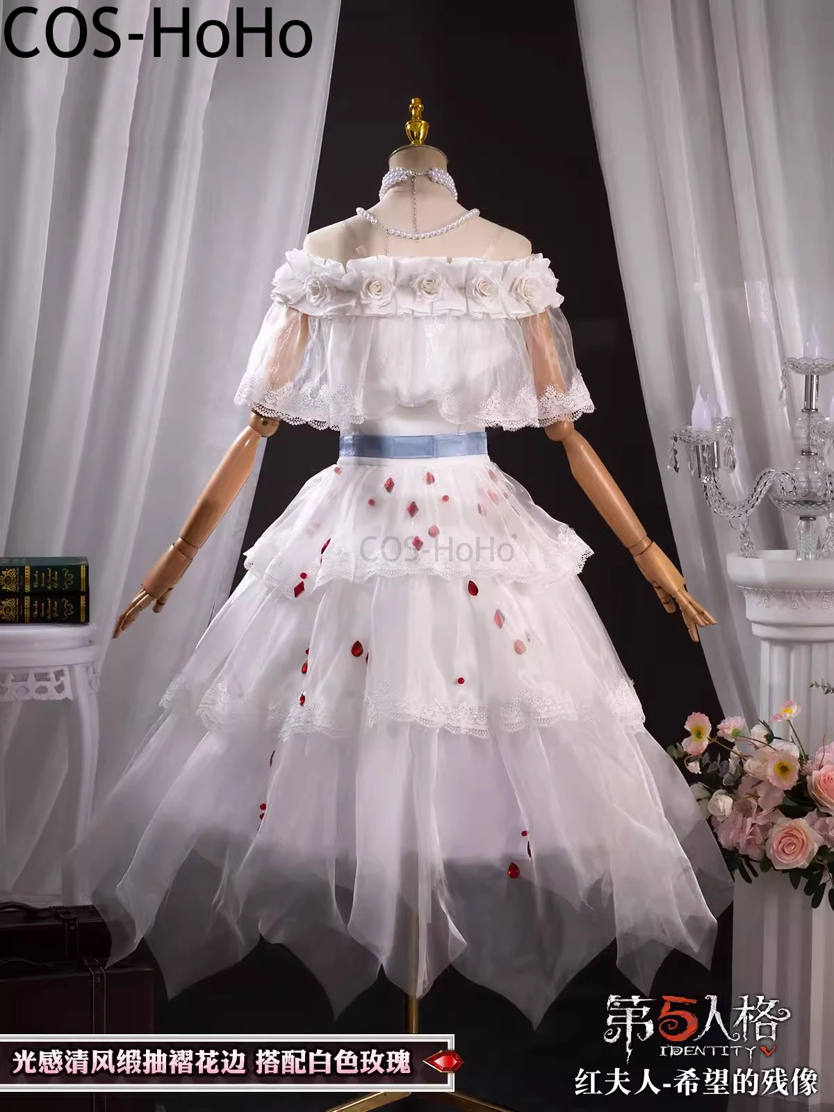 COS-HoHo Identity V Marie Bloody Queen игровой костюм великолепное платье униформа косплей