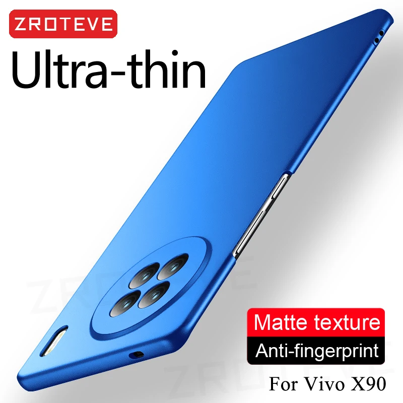 Чехол ZROTEVE для VivoX100 ультратонкий жесткий матовый чехол из ПК Vivo X100 X90 Pro Plus VivoX90 X 100