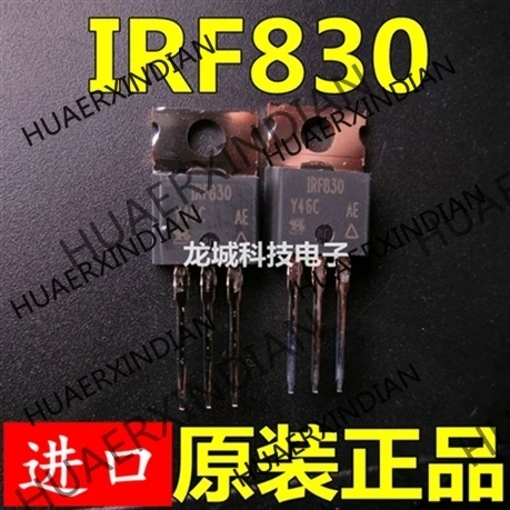 

10 шт./лот новый оригинальный завод IRF830 IRF830PBF500V 4.5ATO-220 В наличии