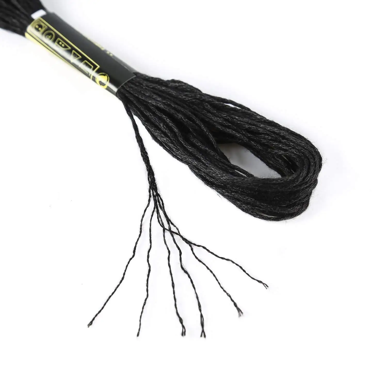 12/24 шт. черно-белые нитки для вышивки крестиком вышивания мотки черного цвета