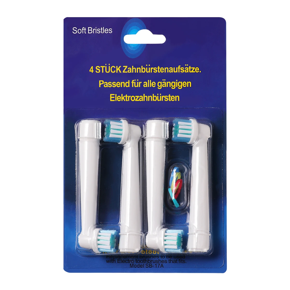 

Electric Toothbrush Head DuPont Bristles 4pcs Set Electric Toothbrush Heads Replacement Soft Bristled Neutral Replacement