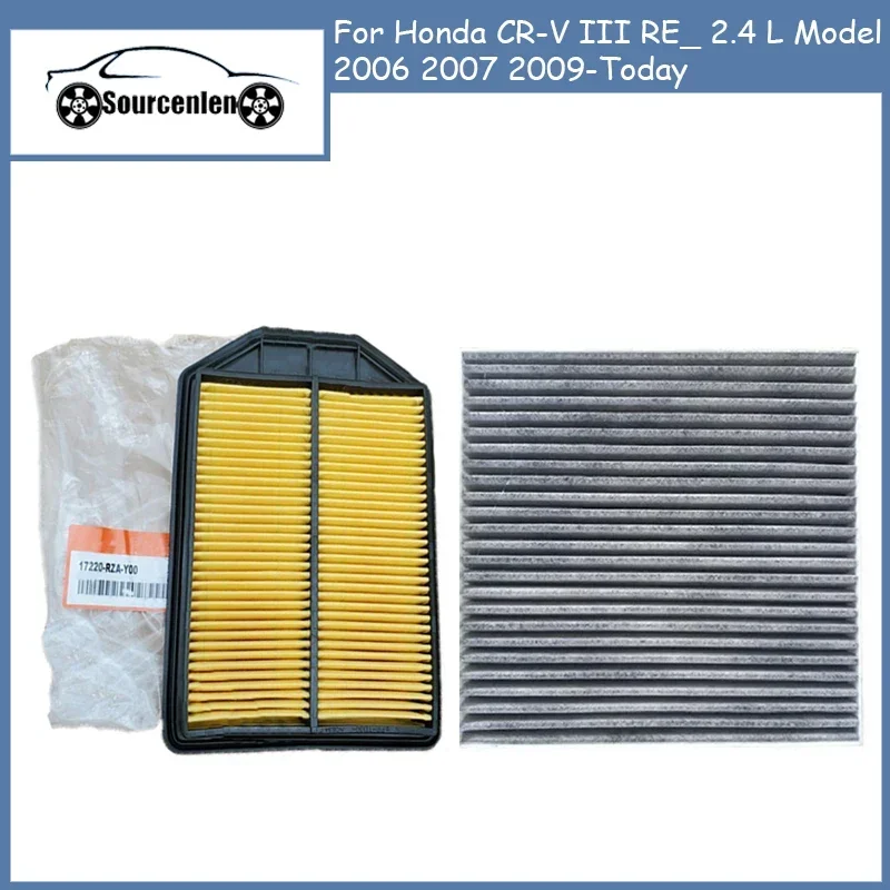 Набор фильтров для салона кондиционера Honda CR-V III RE _ 2 4 L модель 2006 2007 2009-Today 80292-SDG-W01