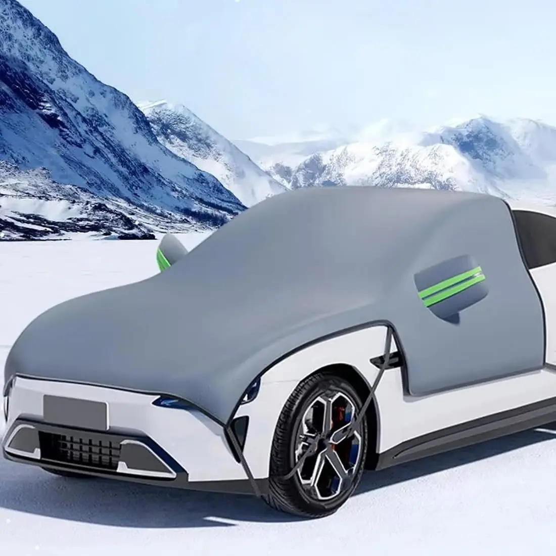 

Автомобильный чехол, зимний снежный щиток для лобового стекла и капота, автомобильный ледяной щиток, снег, подходит для чехла на лобовое стекло