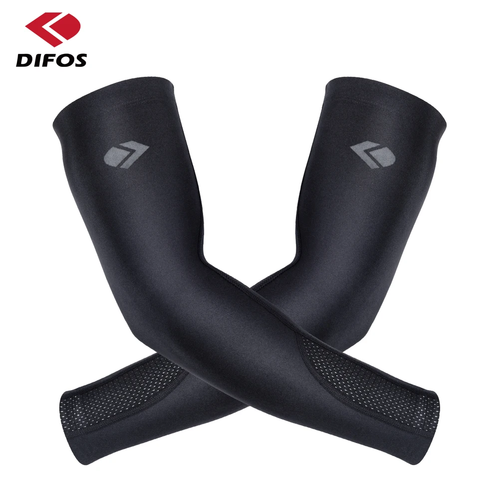 DIFOS Cycling Arm Sleeves Unisex UV Protection Warmer Sports Running Outdoor Sleeve Cover MTB Road Bicycle Arm Cover Cuff 1 Pair