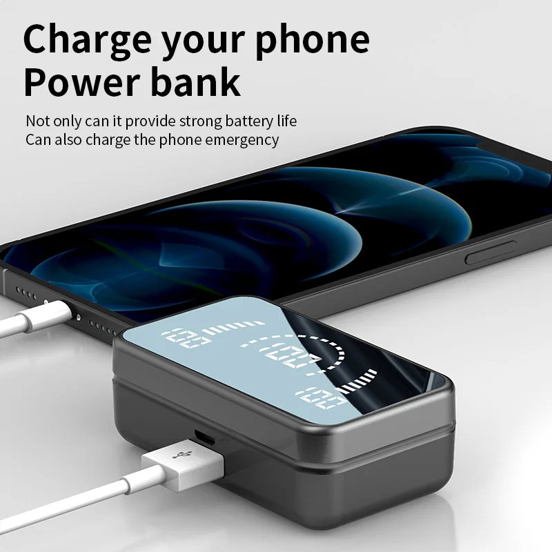 Беспроводные спортивные Стереобасовые наушники-вкладыши S20