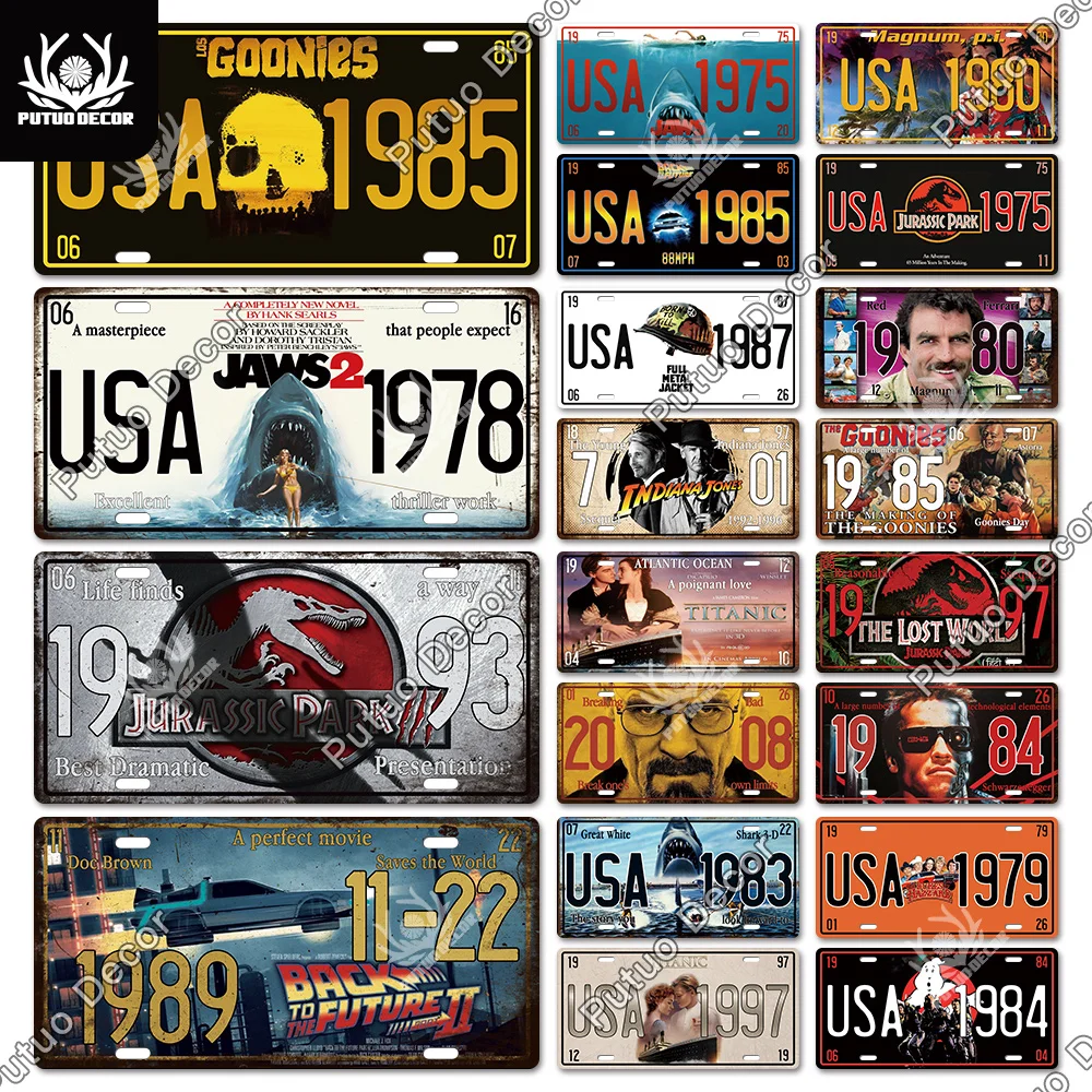 Putuo Декор фильм лицензии пластина металлический жестяной знак декоративная
