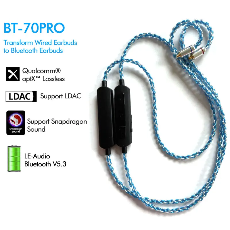 

Bluetooth-наушники QCC5171 с поддержкой LDAC CVC aptX, 2 устройства