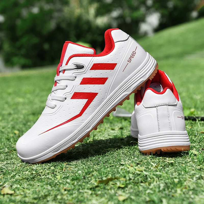 

2023 Golf Shoes Leather Top Waterproof Golf Shoes Comfortable Smooth Golf Shoes Large Size 36-46