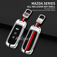 zinc alloy car key case cover shell for mazda 2 3 5 6 bl bm gj atenza axela cx 5 cx 7 cx 3 cx 9 mx 5 key holder auto accessories