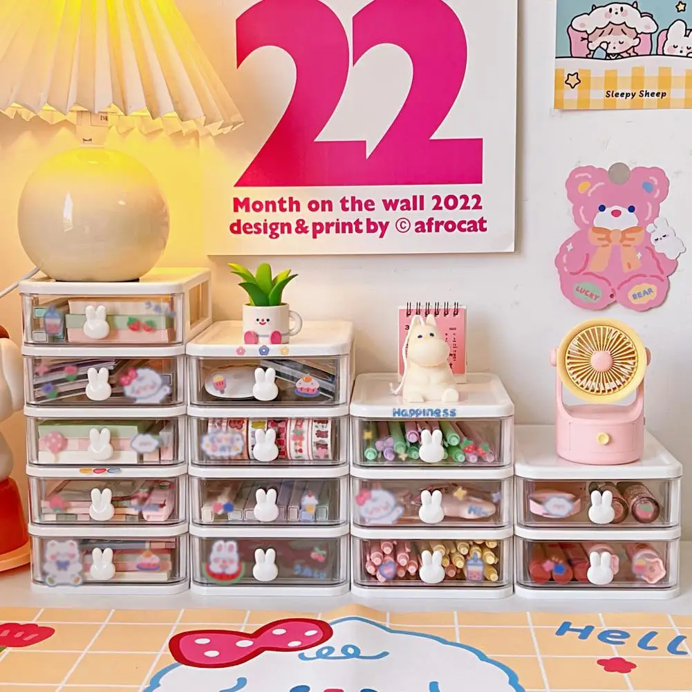 

Пластиковый контейнер для косметики, 4 вида