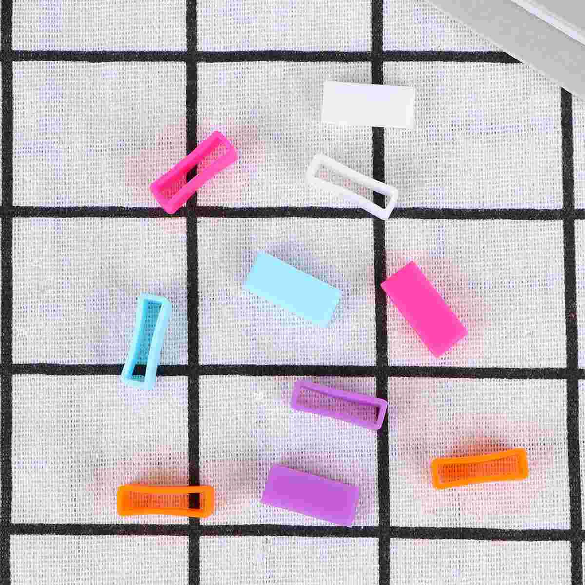 

Watch Rings Secure Band Strap Wristband Fastener Vario Clasps Replacement Silicone Keepers Fix Clasp Holder