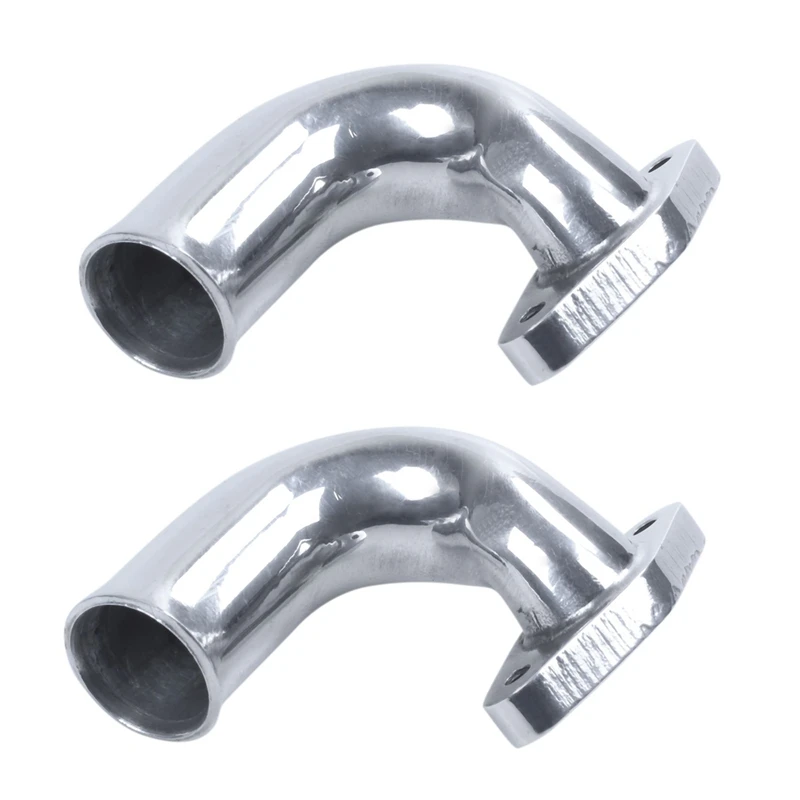 

2X RC 1: 10Th On-Road Car/Buggy/Truck Exhaust Manifold For HSP 02031 Silver